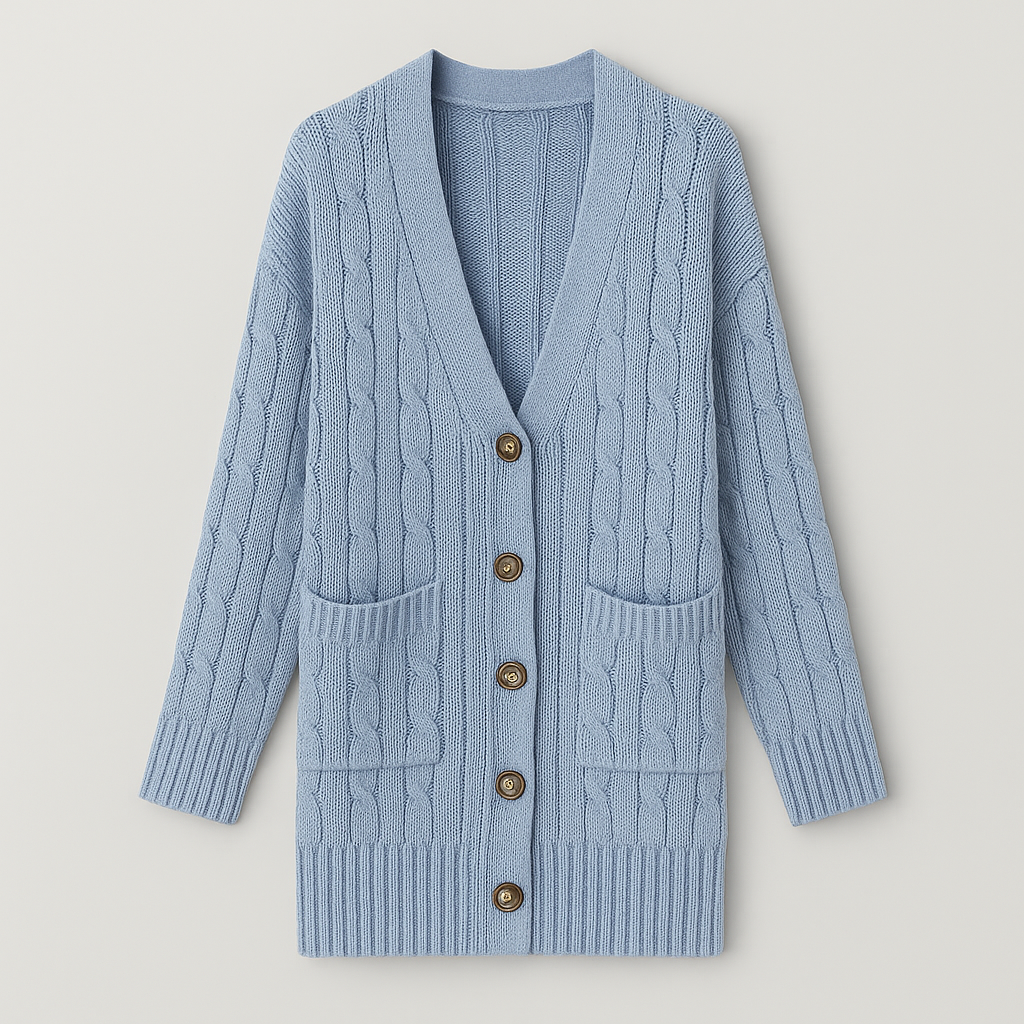 Bodil Kabelstrikket Cardigan