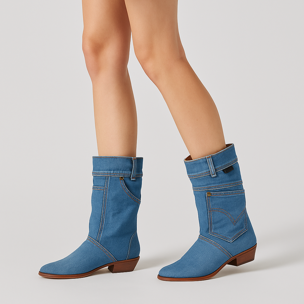 Fascia Trendy denimstøvler