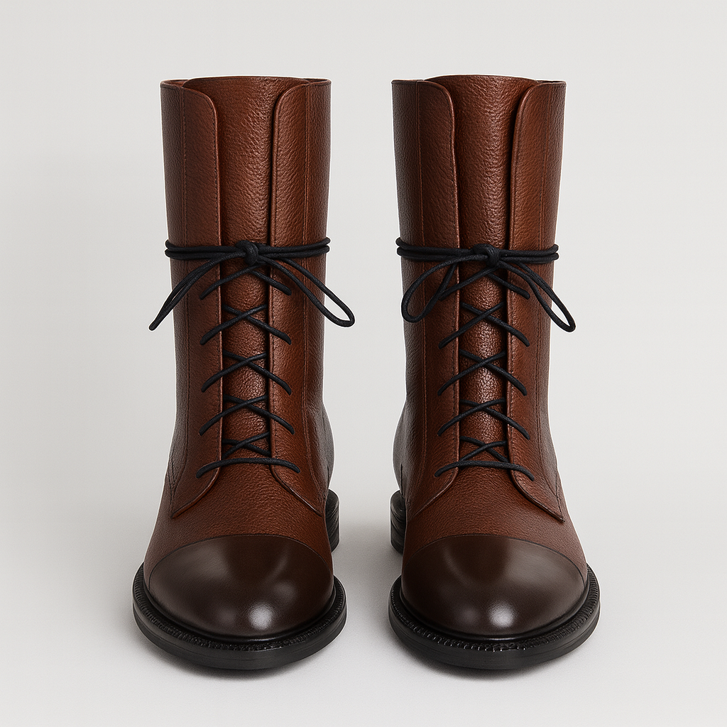 Helga Støvler i imiteret læder