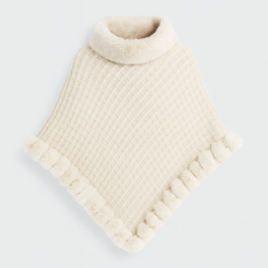 Isabella Poncho med Fuskepels