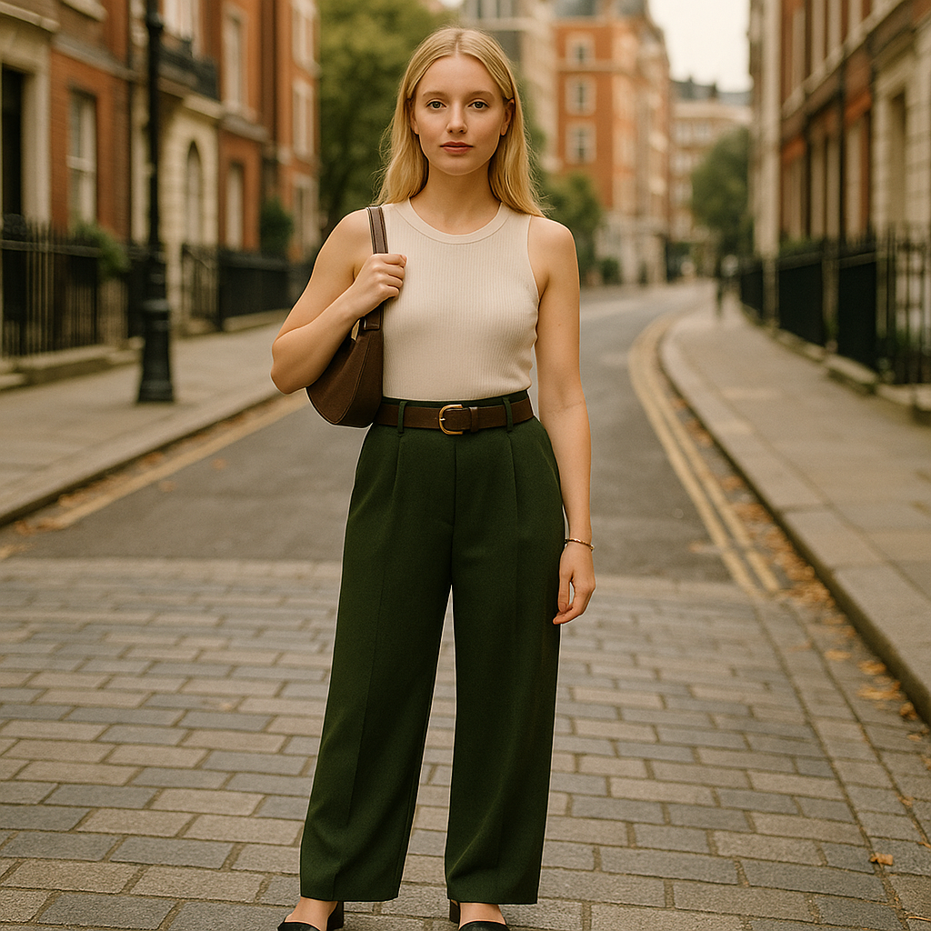 Karlina Afslappede bukser med lige ben