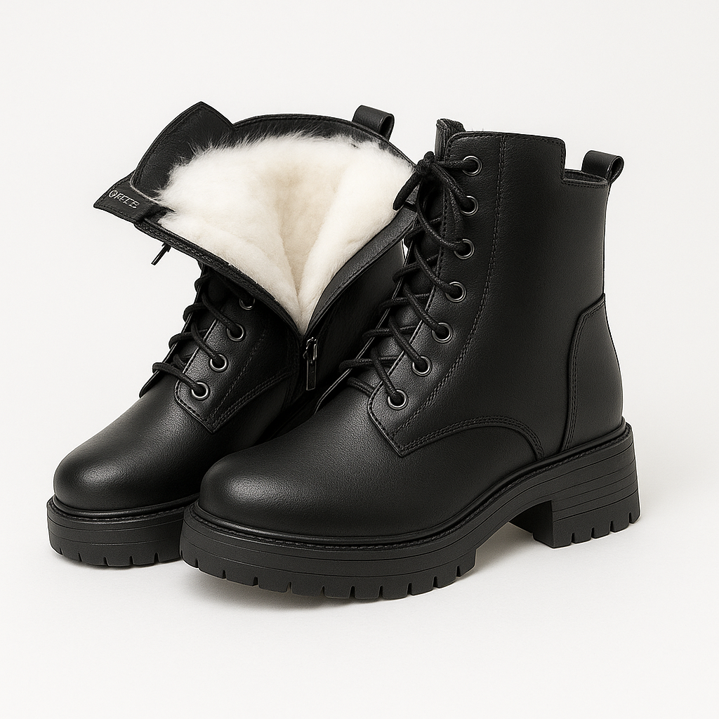 Liva Forede Snørestøvler Dame