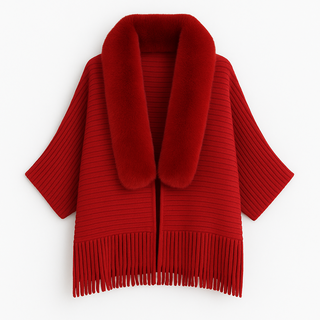 Maja Faux Fur Sjal