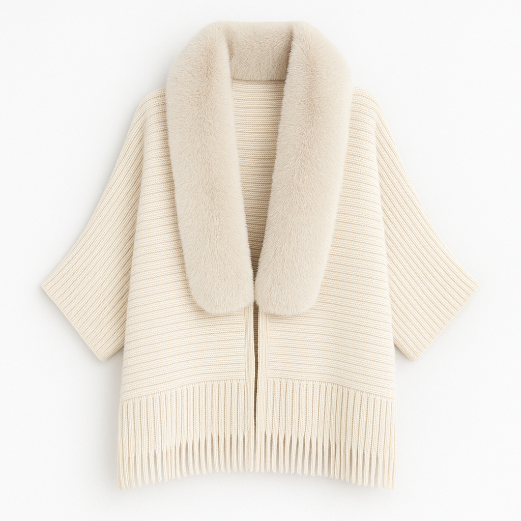 Maja Faux Fur Sjal