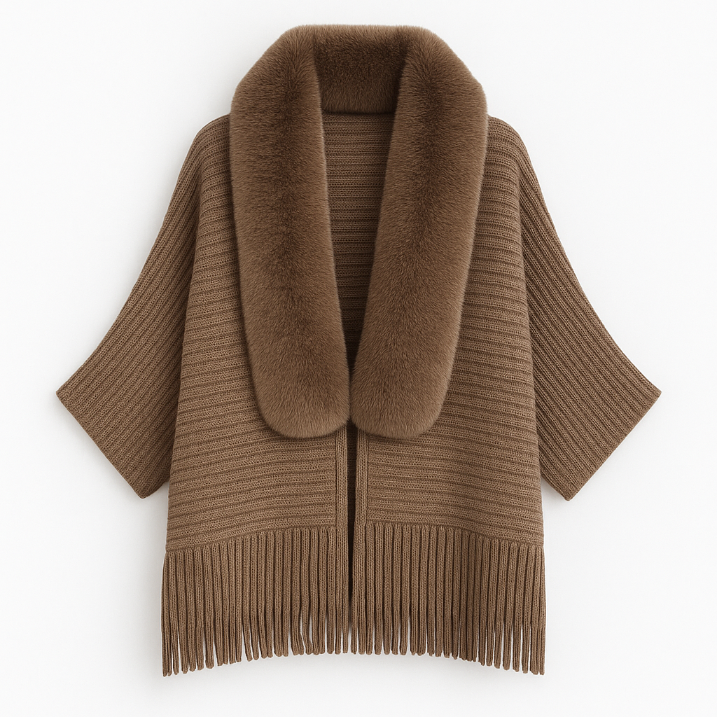 Maja Faux Fur Sjal