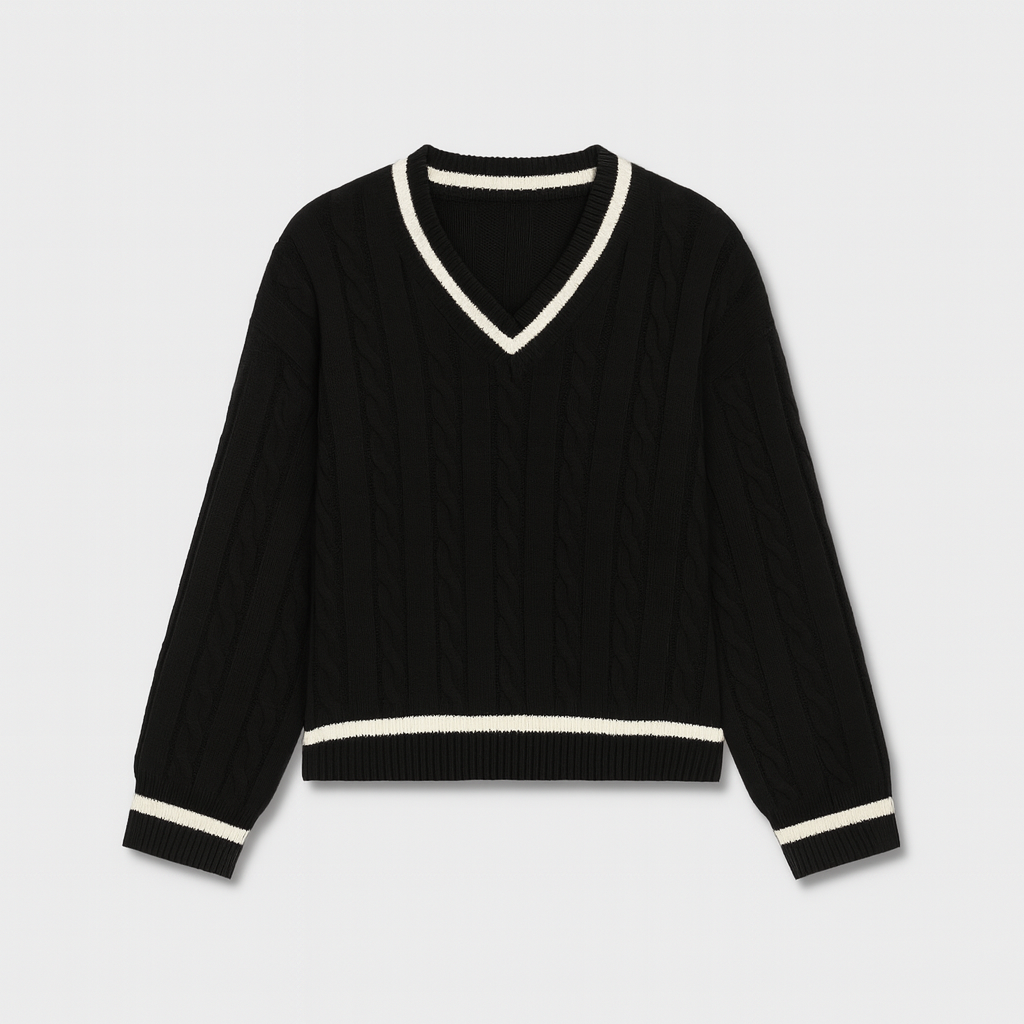 Nanna V-neck-strik