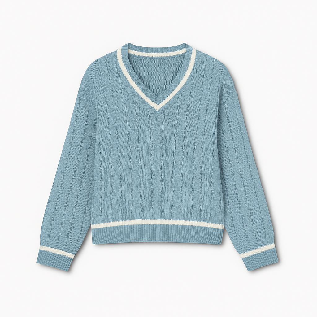 Nanna V-neck-strik