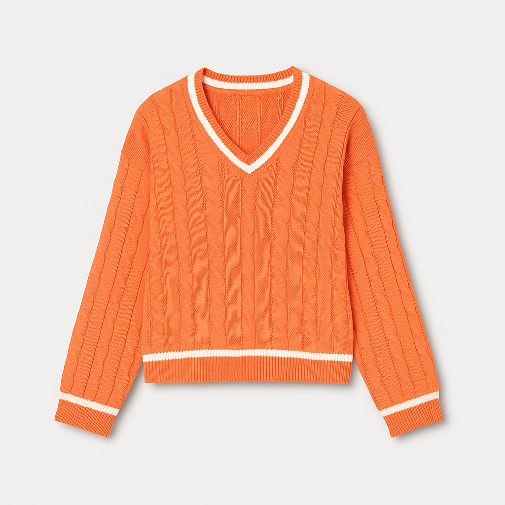 Nanna V-neck-strik