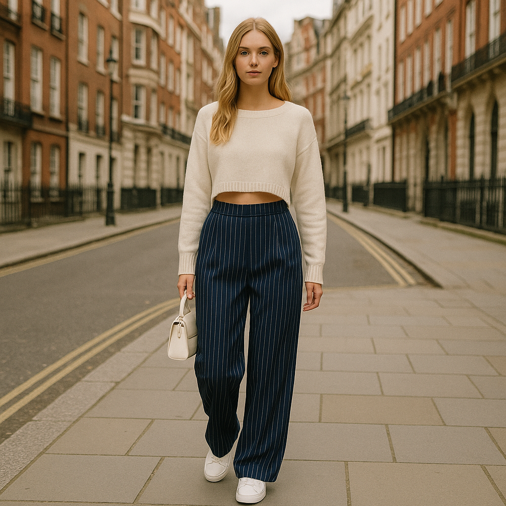 Ottilie Stribede bukser med