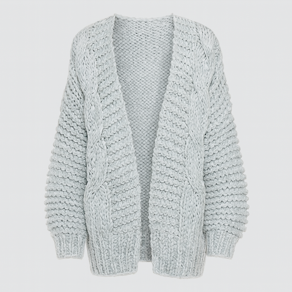 Thilde Overdimensioneret Strikket Cardigan