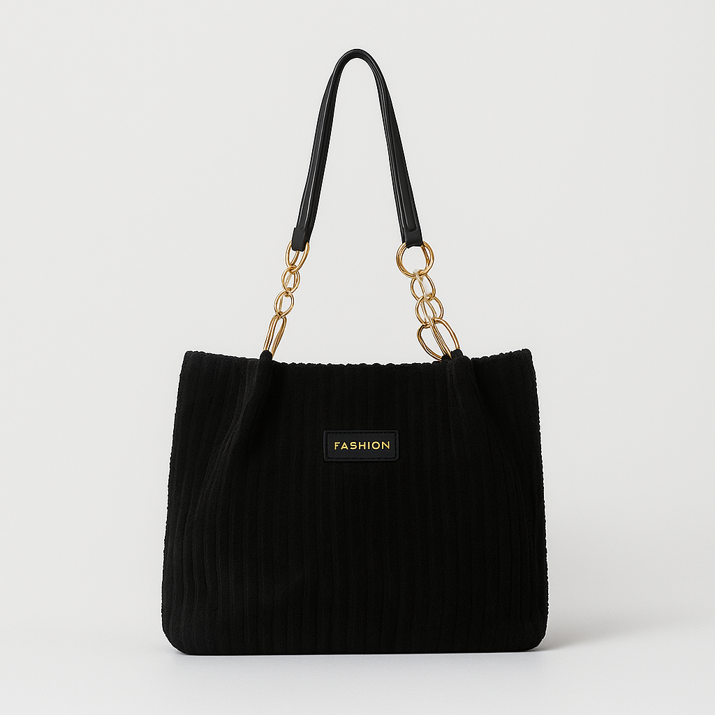 Aoli Trendy skuldertaske i fløjl