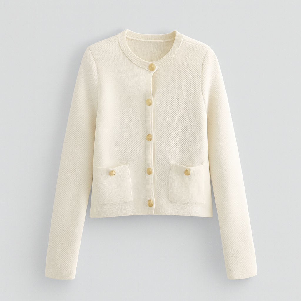 Astrid Elegant Strikket Cardigan