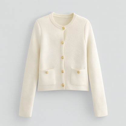 Astrid Elegant Strikket Cardigan