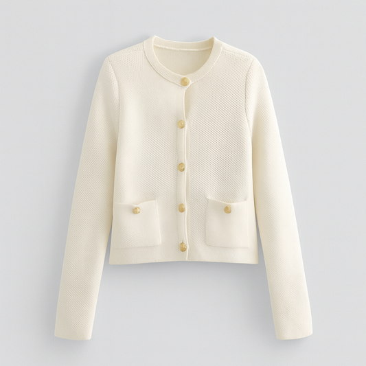 Astrid Elegant Strikket Cardigan