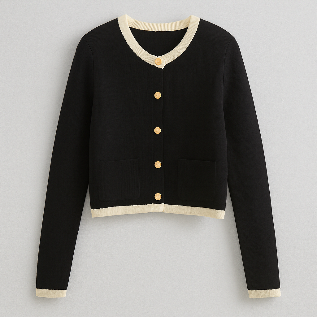 Astrid Elegant Strikket Cardigan