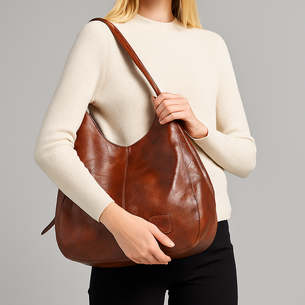 Avril Elegant taske i imiteret læder