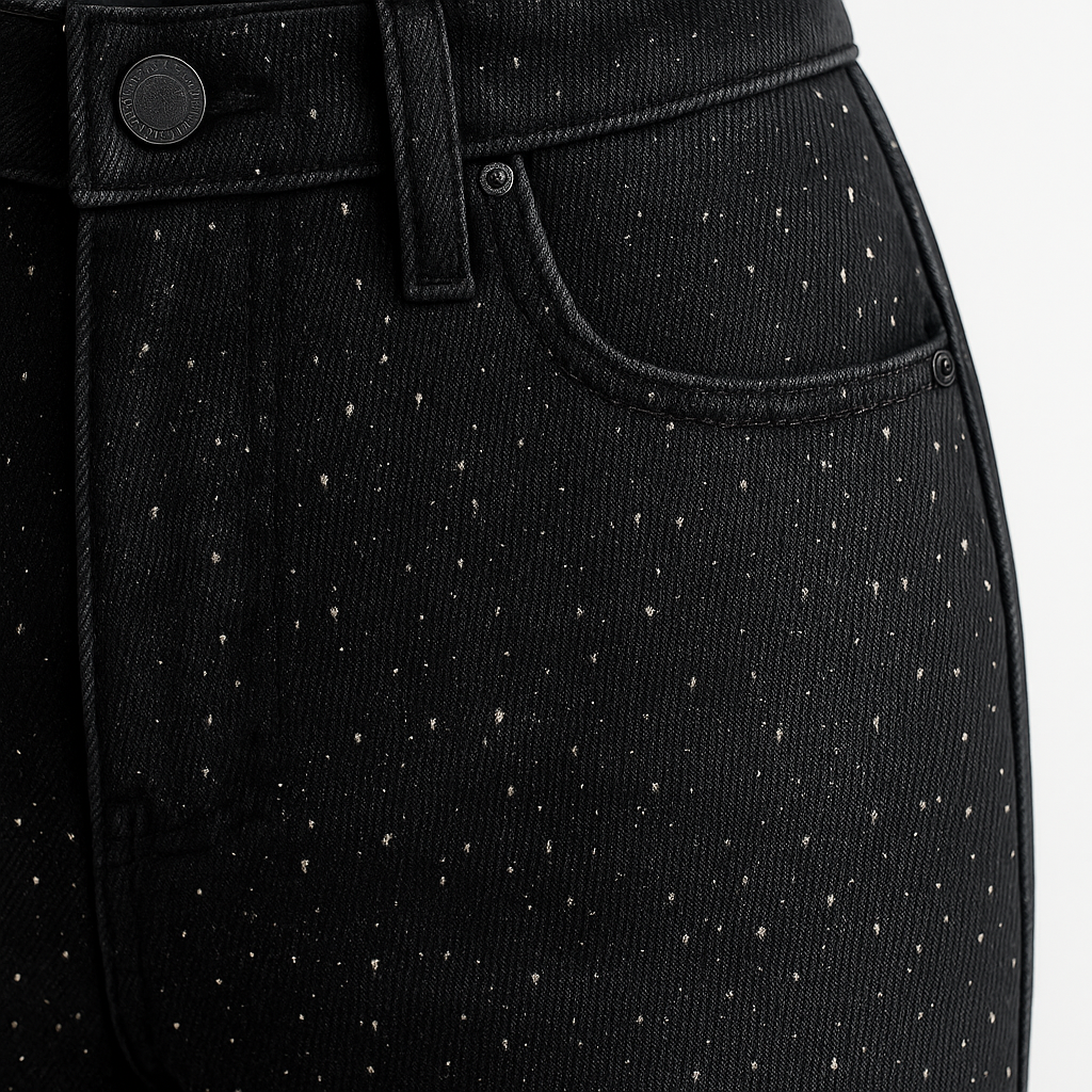 Bellen Afslappede bukser med glimmer