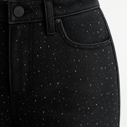 Bellen Afslappede bukser med glimmer