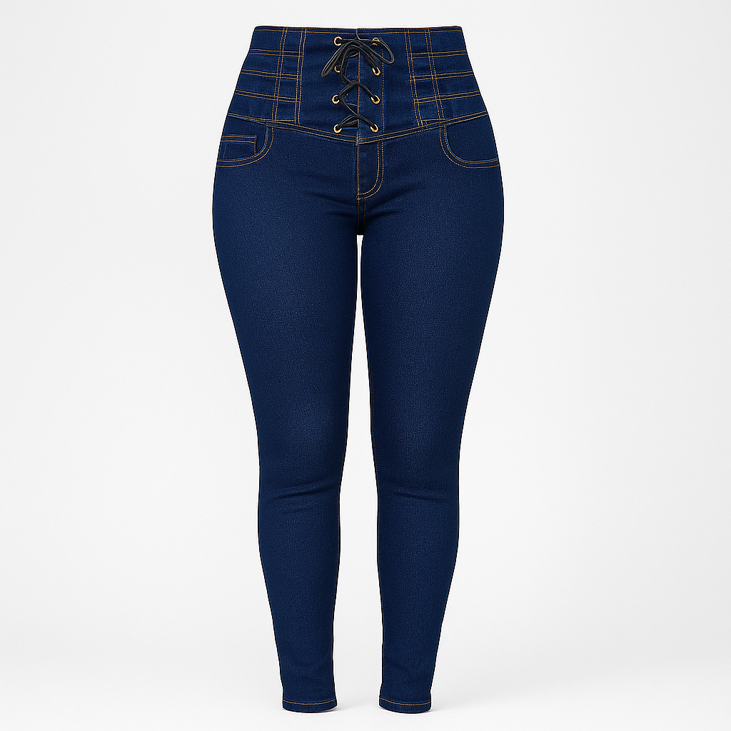 Bethil Jeggings i vintage-stil