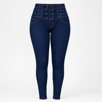 Bethil Jeggings i vintage-stil