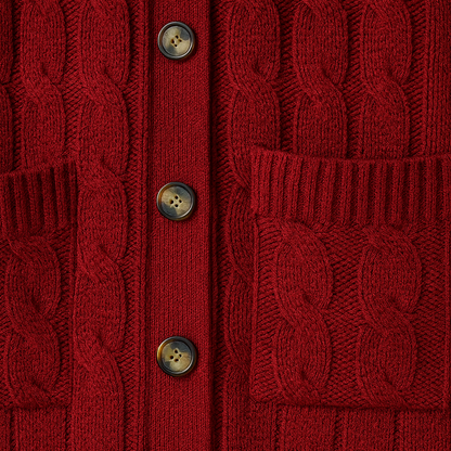 Bodil Kabelstrikket Cardigan