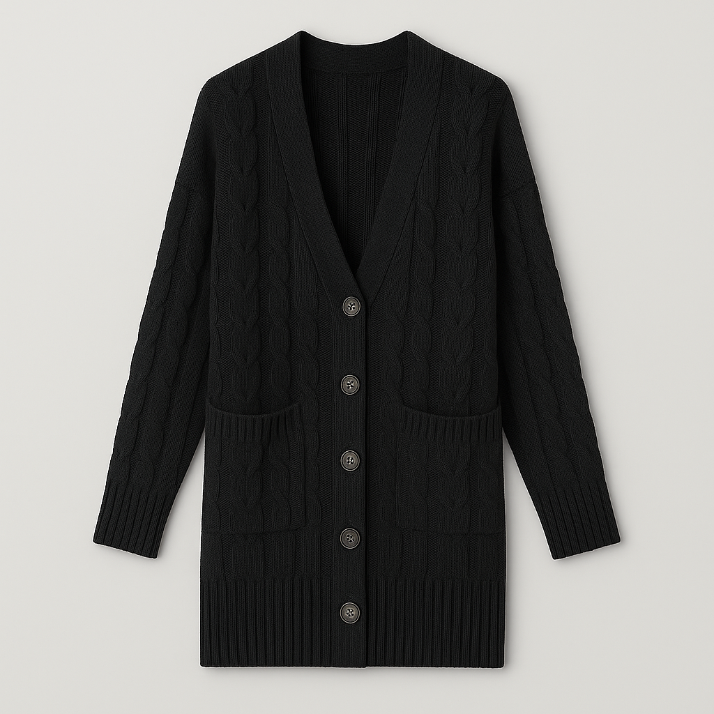 Bodil Kabelstrikket Cardigan