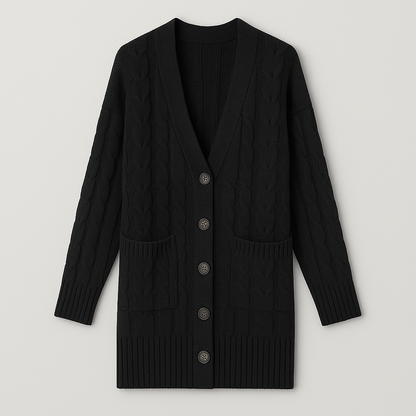 Bodil Kabelstrikket Cardigan