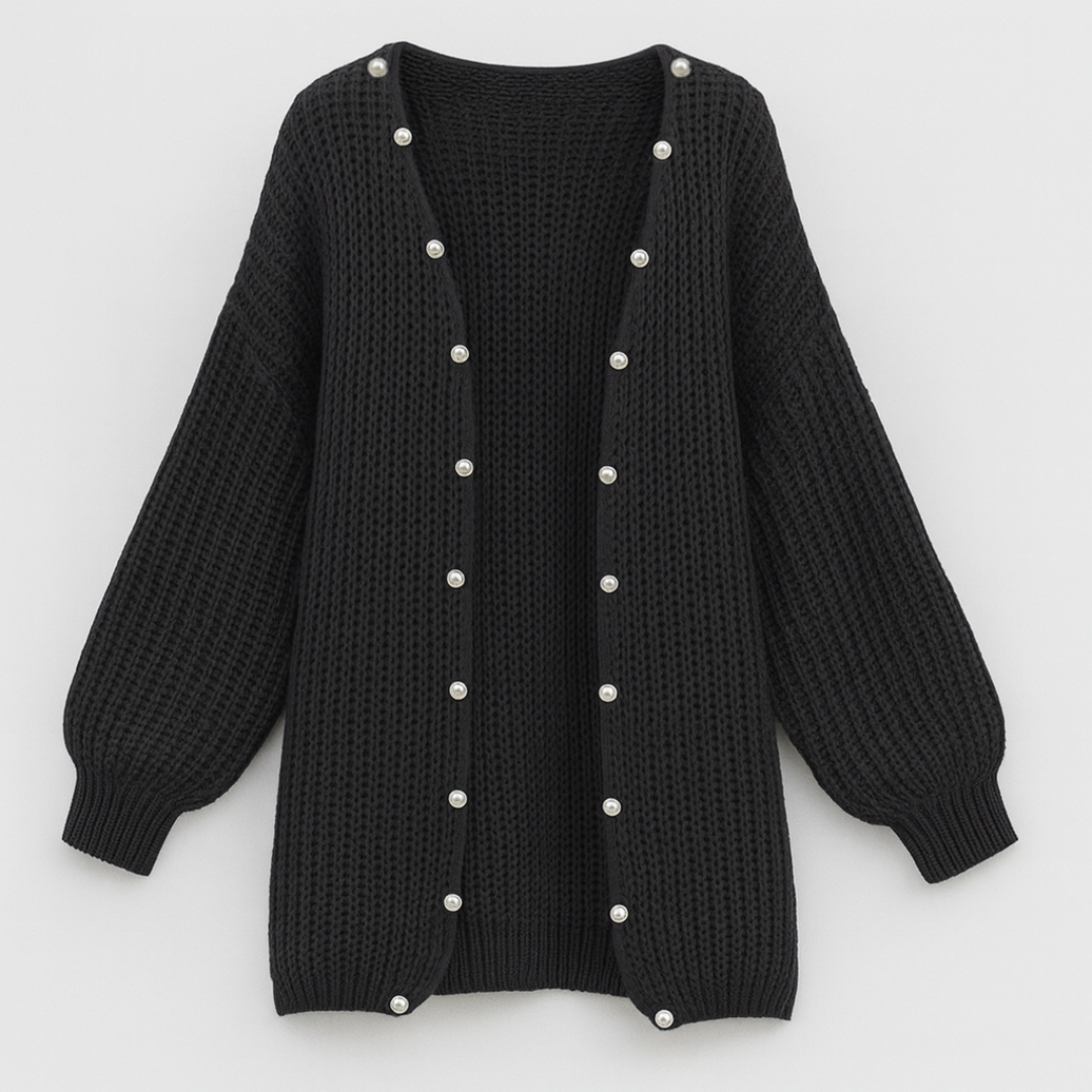 Camilla Minimalistisk Oversized Cardigan