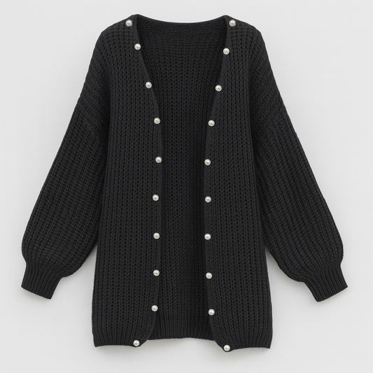 Camilla Minimalistisk Oversized Cardigan