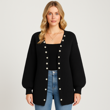 Camilla Minimalistisk Oversized Cardigan