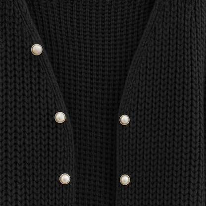 Camilla Minimalistisk Oversized Cardigan