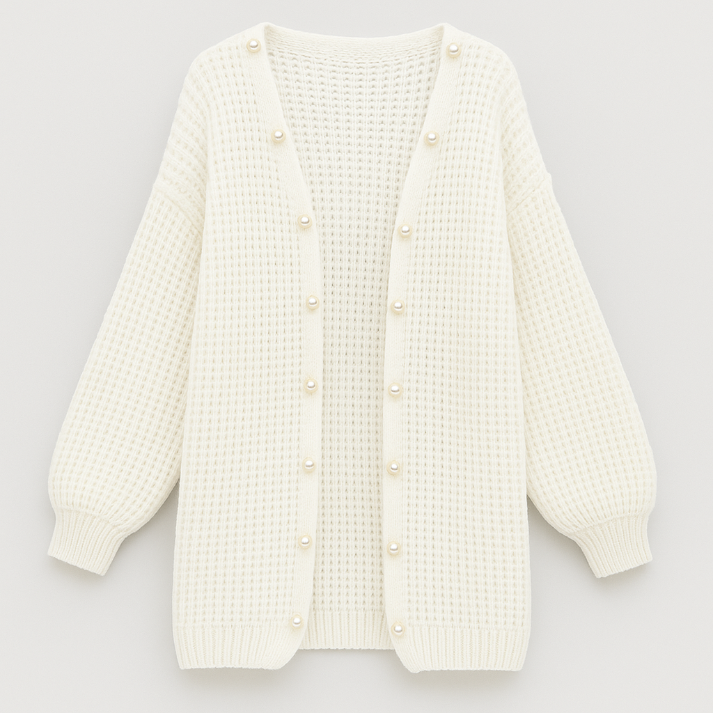 Camilla Minimalistisk Oversized Cardigan