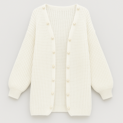 Camilla Minimalistisk Oversized Cardigan
