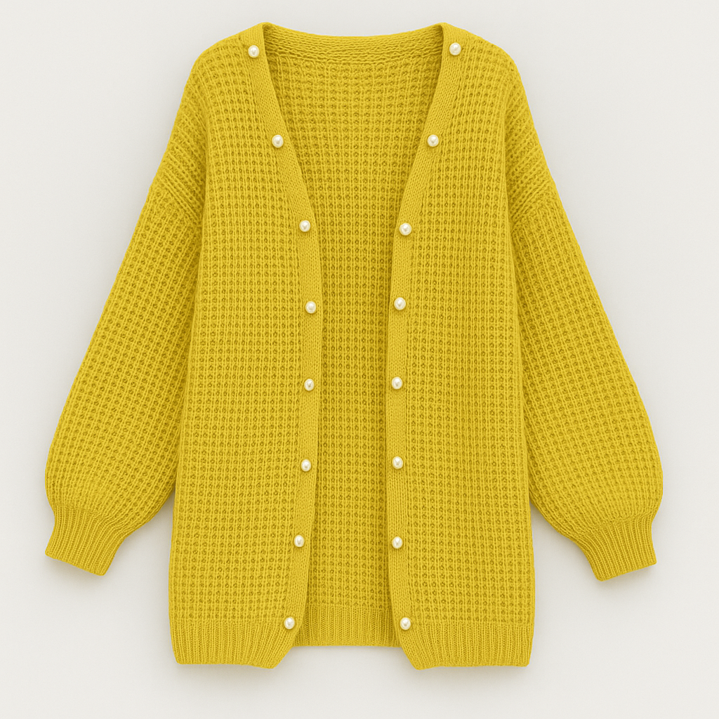 Camilla Minimalistisk Oversized Cardigan