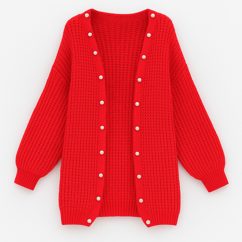 Camilla Minimalistisk Oversized Cardigan