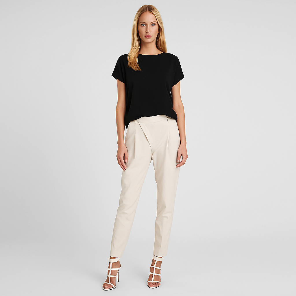 Corey Afslappede asymmetriske bukser