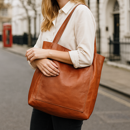 Devina Shopper taske i imiteret læder