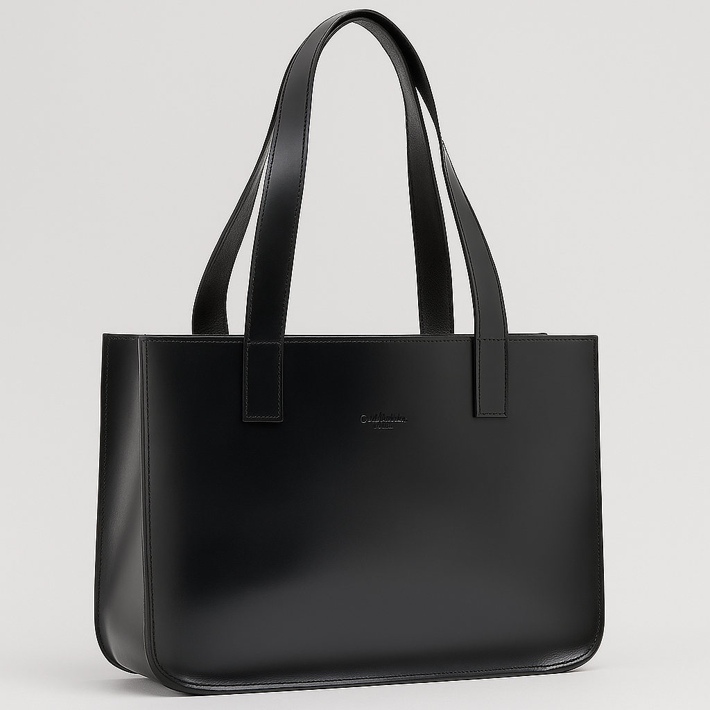 Dinna Shopper taske i imiteret læder