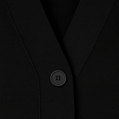 Dorthe Vintage lang cardigan med V-hals