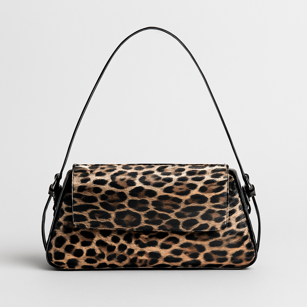 Evy Leopard Design Taske