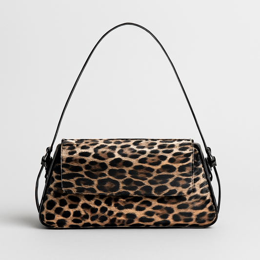Evy Leopard Design Taske