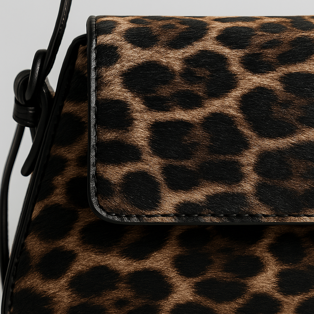 Evy Leopard Design Taske