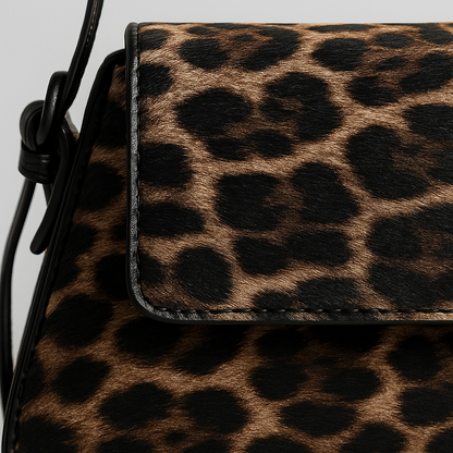 Evy Leopard Design Taske