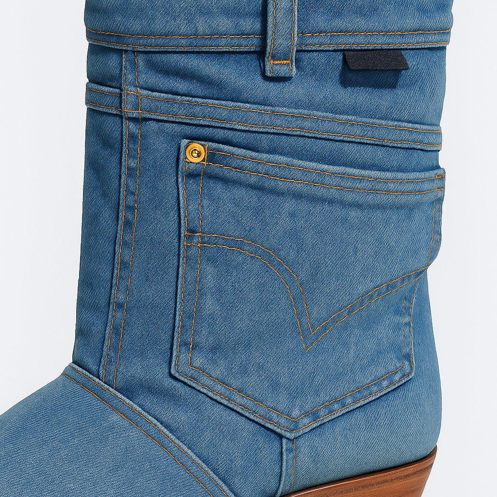 Fascia Trendy denimstøvler