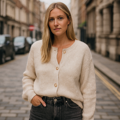 Filippa Elegant cardigan med løs pasform