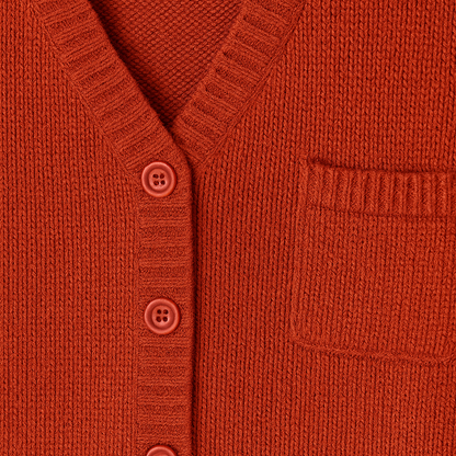 Gerda Afslappet Strikket Cardigan