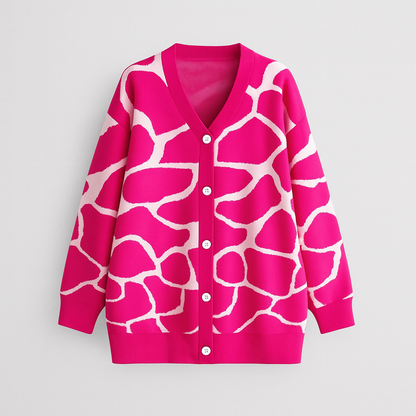 Hannah Løst Strikket Cardigan