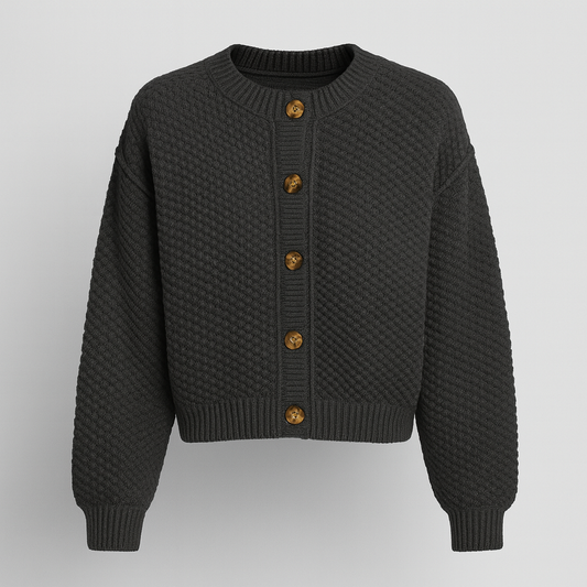 Helene Strikket kort Cardigan