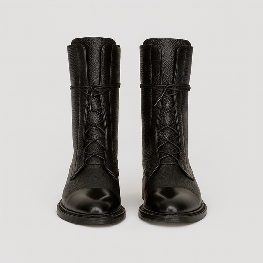 Helga Støvler i imiteret læder