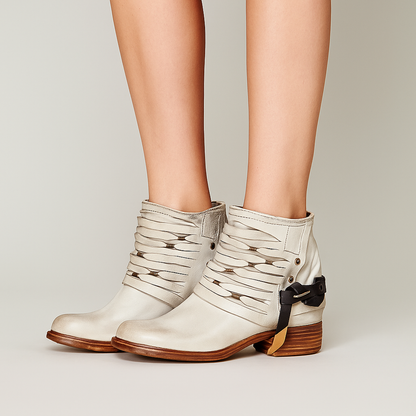 Henrietta Casual støvler med lynlås